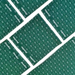 Komin kolarski - VERDURE - biały/zielony