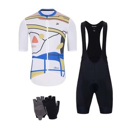 HOLOKOLO Kolarski mega zestaw - HORIZON ELITE - czarny/kolorowy/biały