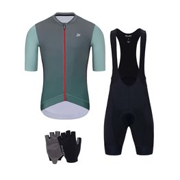 HOLOKOLO Kolarski mega zestaw - INFINITY - czarny/czerwony/szary