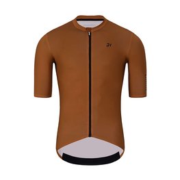 HOLOKOLO Krótka koszulka kolarska i spodenki - VICTORIOUS - brązowy/czarny