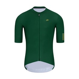 HOLOKOLO Koszulka kolarska z krótkim rękawem - VICTORIOUS GOLD - zielony