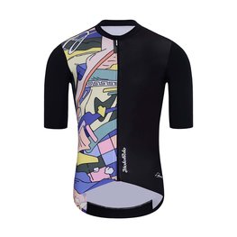 HOLOKOLO Koszulka kolarska z krótkim rękawem - ESCAPE ELITE - kolorowy/czarny