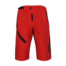 HOLOKOLO Krótkie spodnie kolarskie bez szelek - TRAILBLAZE - czerwony