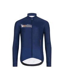 HOLOKOLO Zimowa koszulka kolarska z długim rękawem - VIBES WINTER - niebieski