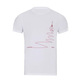 NU. BY HOLOKOLO Kolarska koszulka z krótkim rękawem - UP & NEVER STOP II. - biały