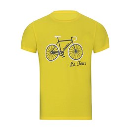 NU. BY HOLOKOLO Kolarska koszulka z krótkim rękawem - LE TOUR LEMON II. - żółty