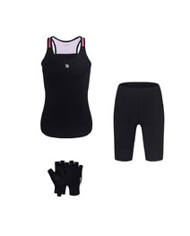 RIVANELLE Kolarski mega zestaw - SPARK - czarny/różowy