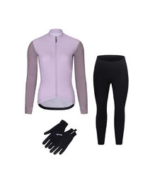 RIVANELLE Kolarski mega zestaw - PERFORMANCE WINTER - fioletowy/czarny