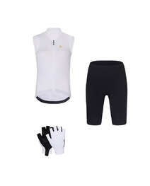 RIVANELLE Kolarski mega zestaw - PURE - biały/czarny