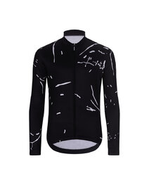 HOLOKOLO Koszulka kolarska z długim rękawem i spodnie - PASSION WINTER - biały/czarny