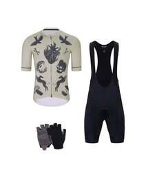 HOLOKOLO Kolarski mega zestaw - CRUST - kość słoniowa/czarny