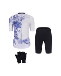 RIVANELLE Kolarski mega zestaw - FLOWERY LADY - biały/niebieski/czarny