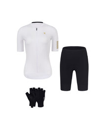 RIVANELLE Kolarski mega zestaw - VICTORIOUS GOLD - biały/czarny