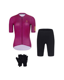 RIVANELLE Kolarski mega zestaw - VICTORIOUS GOLD - bordowy/czarny