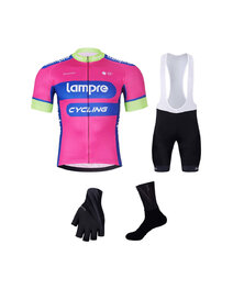 BONAVELO Kolarski mega zestaw - LAMPRE - biały/różowy/czarny