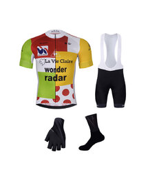 BONAVELO Kolarski mega zestaw - 1985 LA VIE CLAIRE - czarny/kolorowy/biały