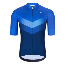 HOLOKOLO Krótka koszulka kolarska i spodenki - ARROW II - niebieski/czarny
