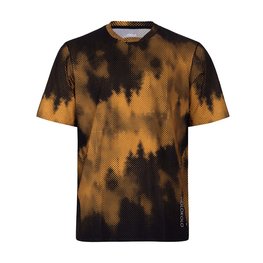 HOLOKOLO Koszulka kolarska z krótkim rękawem - NIGHTFALL MTB - pomarańczowy/czarny