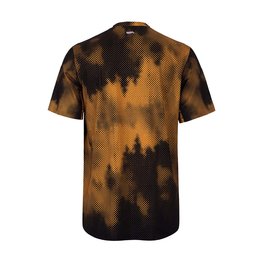 HOLOKOLO Koszulka kolarska z krótkim rękawem - NIGHTFALL MTB - pomarańczowy/czarny