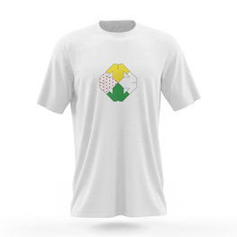 NU. BY HOLOKOLO Kolarska koszulka z krótkim rękawem - TOUR - biały/kolorowy