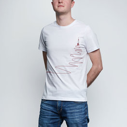 NU. BY HOLOKOLO Kolarska koszulka z krótkim rękawem - UP & NEVER STOP - biały