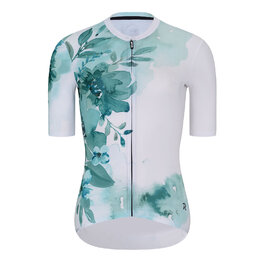 RIVANELLE BY HOLOKOLO Krótka koszulka kolarska i spodenki - FLOWERY LADY - zielony/czarny