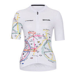 RIVANELLE Kolarski mega zestaw - MAAPPI ELITE LADY - biały/czarny