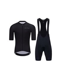 HOLOKOLO Krótka koszulka kolarska i spodenki - OCTOPUS  - biały/czarny