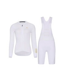 HOLOKOLO Krótka koszulka kolarska i spodenki - VICTORIOUS ELITE - biały