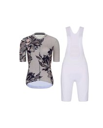 RIVANELLE Krótka koszulka kolarska i spodenki - BAROC - czarny/szary