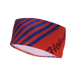HOLOKOLO Opaska kolarska - SUMMER HEADBAND - niebieski/czerwony