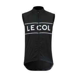 LE COL Kamizelka kolarska - SPORT LOGO GILET - biały/czarny