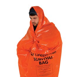 LIFESYSTEMS torba termoizolacyjna - SURVIVAL BAG - pomarańczowy