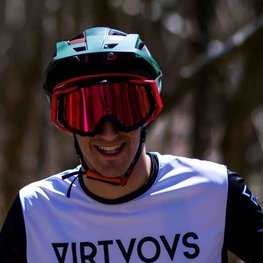 LIMAR Okulary kolarskie - ROC MTB - zielony/czerwony