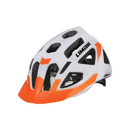 LIMAR Kask kolarski - X-RIDE MTB - pomarańczowy/biały
