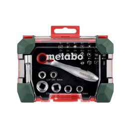 METABO Narzędzia rowerowe - BIT AND RATCHET BOX - czarny