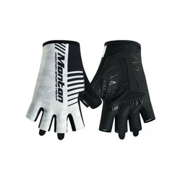 MONTON Kolarskie rękawiczki z krótkimi palcami - CARTER - biały