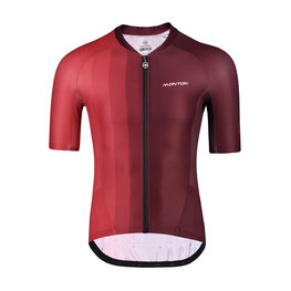 MONTON Koszulka kolarska z krótkim rękawem - INK PAINTING - czerwony