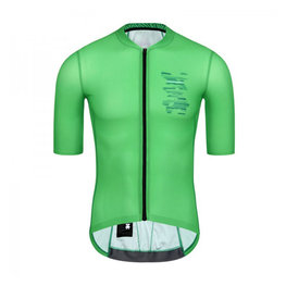 MONTON Koszulka kolarska z krótkim rękawem - HERMITT - zielony