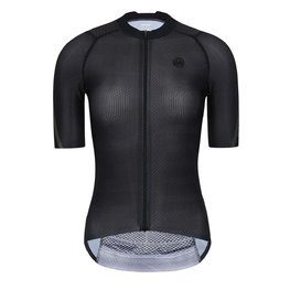 MONTON Koszulka kolarska z krótkim rękawem - PRO CARBONFIBER LADY - czarny