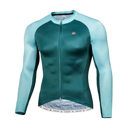 MONTON Letnia koszulka kolarska z długim rękawem - LEJO SUMMER - zielony