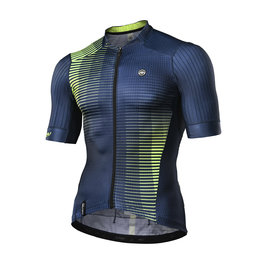 MONTON Koszulka kolarska z krótkim rękawem - FLEETING - czarny/żółty