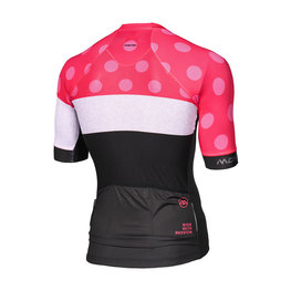 MONTON Koszulka kolarska z krótkim rękawem - CLIMBING FLOWER - czarny/różowy