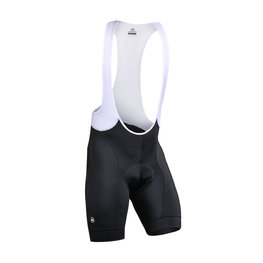 MONTON Krótkie spodnie kolarskie z szelkami - MOVEMENT - czarny