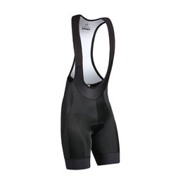 MONTON Krótkie spodnie kolarskie z szelkami - TRANSCENDENCY LADY - czarny