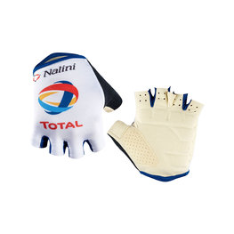 NALINI Kolarskie rękawiczki z krótkimi palcami - DIRECT ENERGIE 2020 - biały