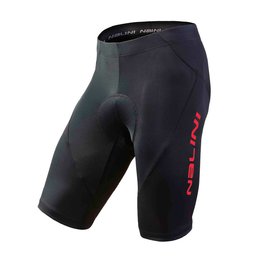 NALINI Krótkie spodnie kolarskie bez szelek - AHS GRUPPO - czerwony/czarny