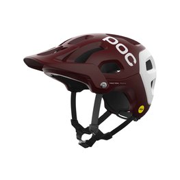 POC Kask kolarski - TECTAL RACE MIPS - bordowy/biały