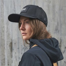 POC Czapka kolarska - TRUCKER - biały/czarny
