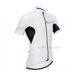 BONAVELO Koszulka kolarska z krótkim rękawem - CYCLING BOX - biały